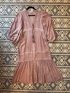 Young Fabulous & Broke Dusty Mauve Tiered Maxi Dress